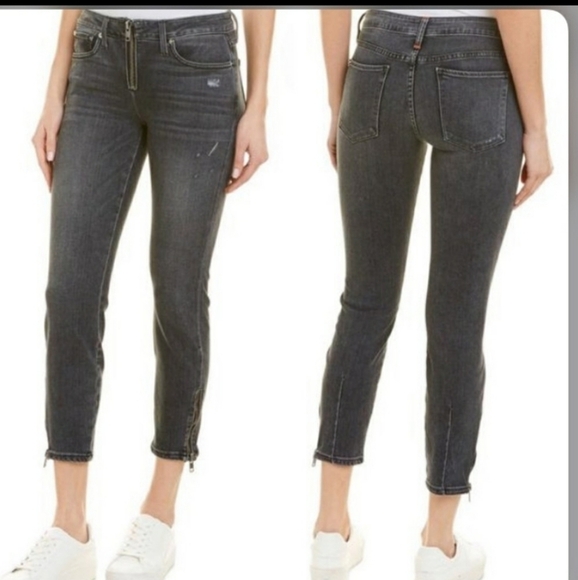 Alice + Olivia Jeans Good Exposed Zip Jean 24 - Picture 1 of 6